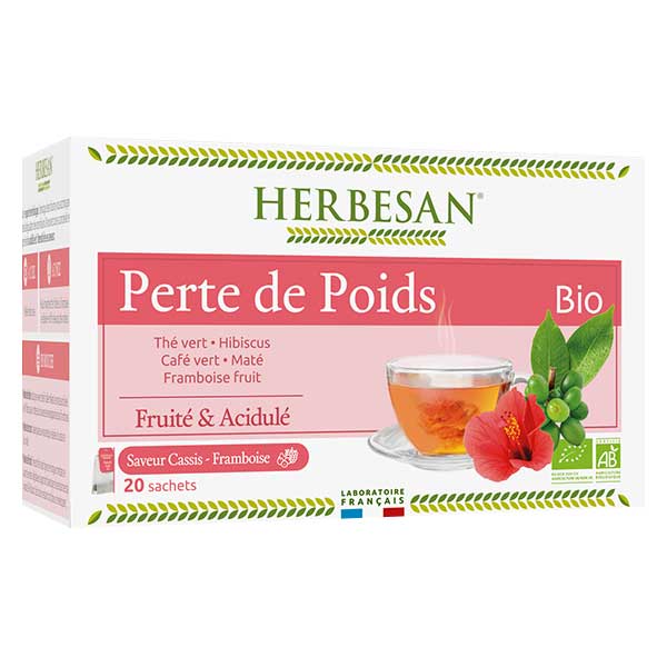 Herbesan Bio Perte De Poids Infusion Sachets Prix