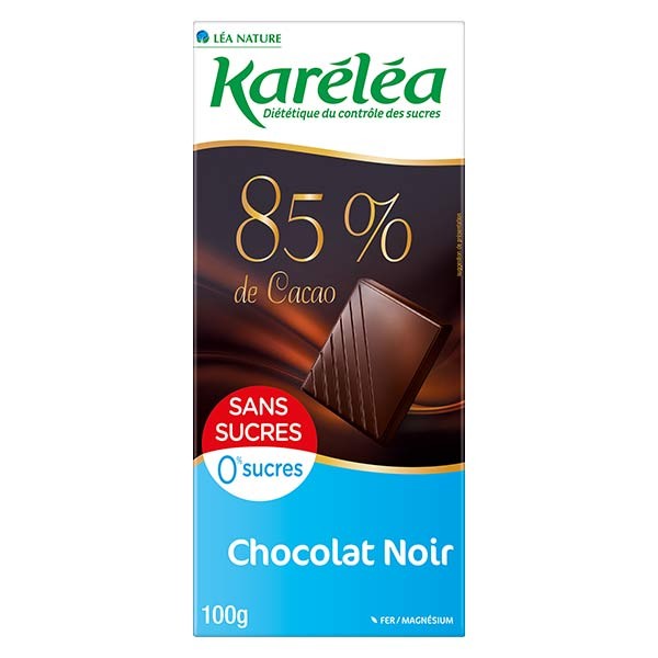 Tablette Chocolat Noir, sans Sucres Ajoutés