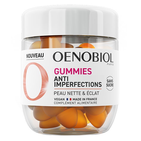 Oenobiol Gummies Anti Imperfections 60 Unités Pas Cher