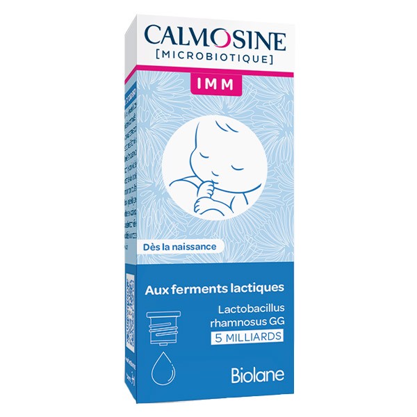 Calmosine Microbiotique IMM - Complément Alimentaire Bébé - Soutient les  défenses naturelles - Flacon Compte-Gouttes - 9 ml - Fabriqué en France
