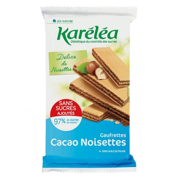 Karéléa Chocolat Sans Sucres Ajoutés Pâte à Tartiner Noisettes