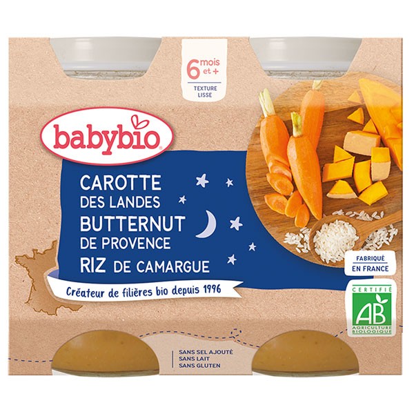 Bledina Repas bébé dès 12 mois carottes, butternut, patate douce