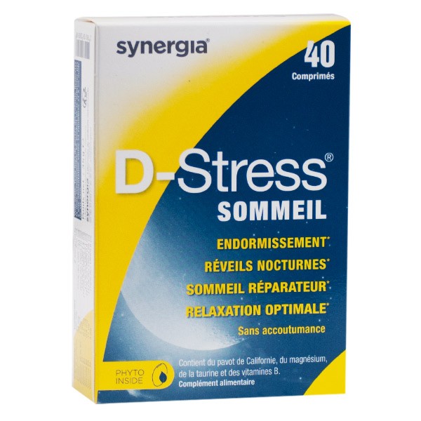 Synergia D-Stress comprimés 80 comprimés pas cher