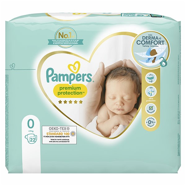Pampers Harmonie Couches Taille 2 48 Couches 4kg - 8kg Protection