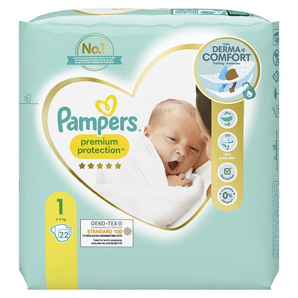 Pampers Premium Protection Taille 5, x152 Couches, 11kg - 16kg