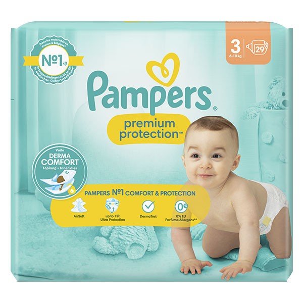Pampers Harmonie 24 Couches Taille 1 - Protection 12h Bio-Sourcé