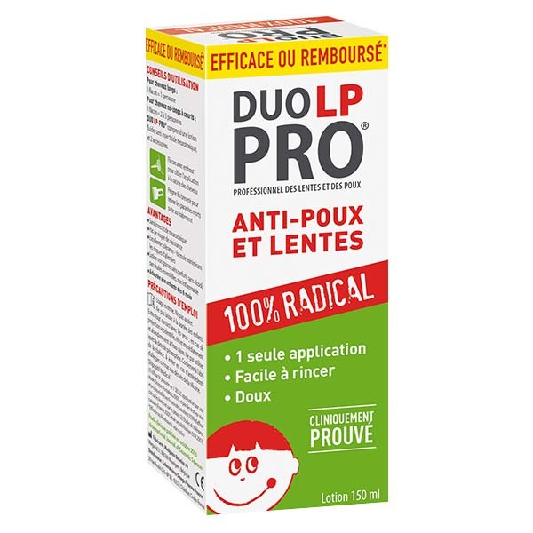 DUO LP PRO Lentes et Poux Flacon 150 ml + Peigne fin