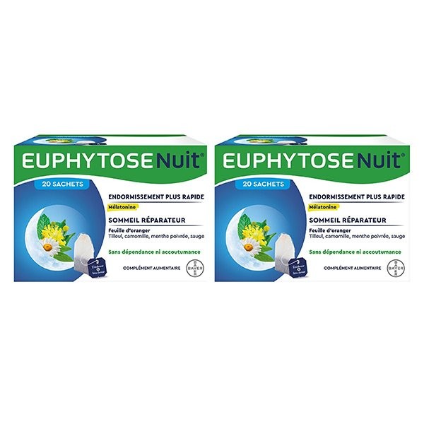 Euphytose Nuit Sachet Lot De X Sachets Pas Cher