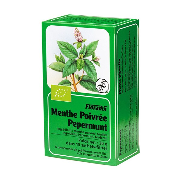 Meßmer Thé menthe poivrée, fraiche-épicée, paquet de 25