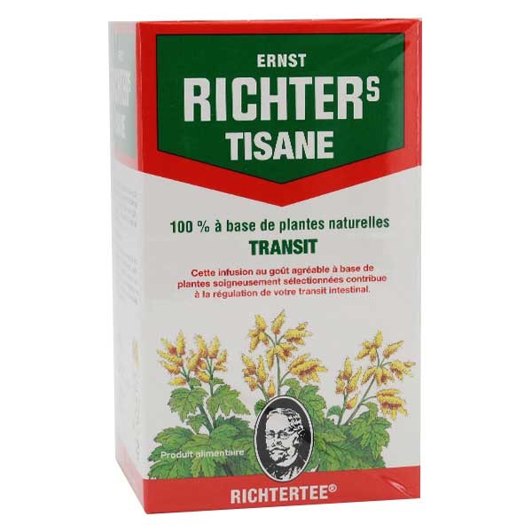 Tisane Ernst Richter Transit - Lot de 6 Boîtes de 20 Infusions