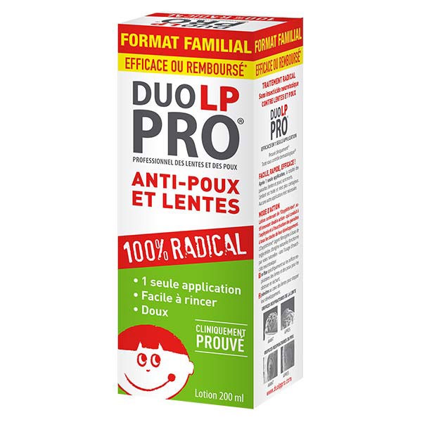 DUO LP PRO Lentes et Poux Flacon 150 ml + Peigne fin