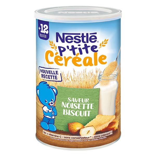 Nestlé - P'tite Céréale Céréales Saveur Biscuit Bio Bébé Dès 6 mois