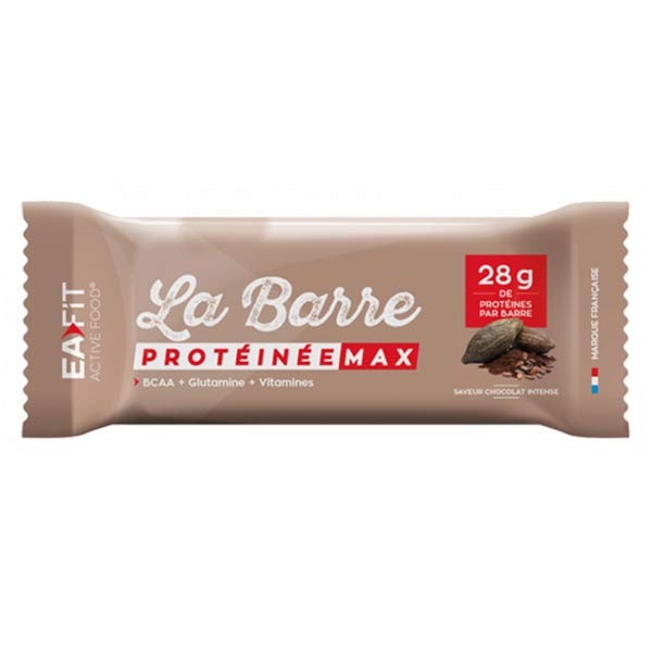 Eafit La Barre Protéinée Max Saveur Chocolat Intense 60G | Prix Bas