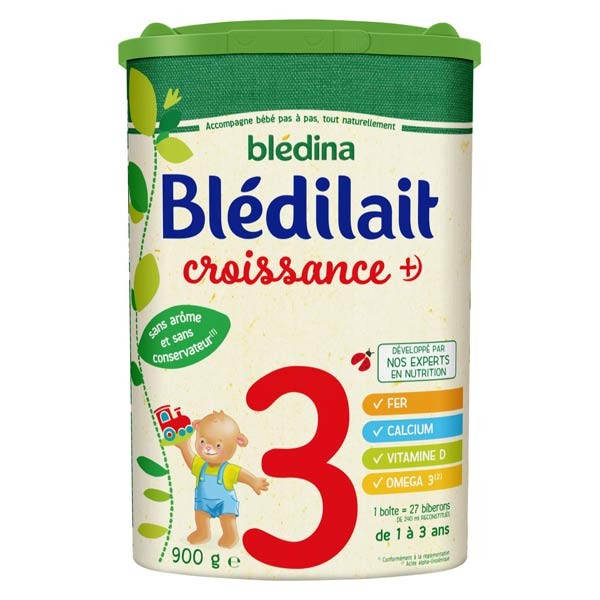 Blédina Blédilait Croissance+ lait 3ème âge 800 g