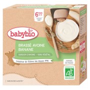 Yaourt brassé au lait entier de vache pour bébé dès 6 mois - Pomme Poire -  FRANCE BéBé BIO